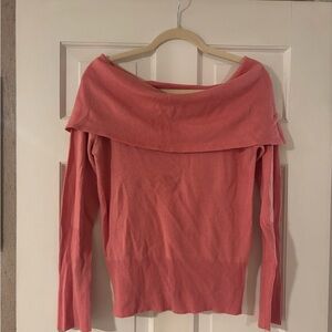 BCBGMaxAzria Coral Off-Shoulder Sweater